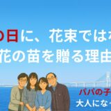 母の日に、花束ではなくて、花の苗を贈る理由